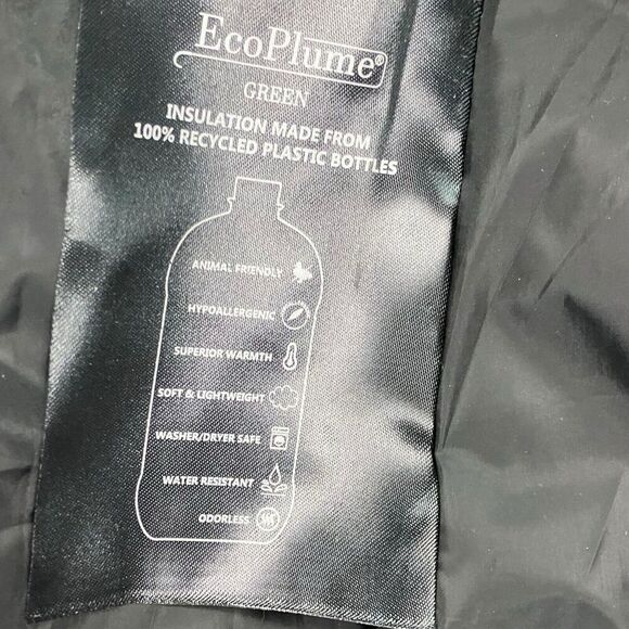 Anthropologie Bernardo WMNS 1X‎ Grey Wrap Puffer Jacket Belted Coat Long Shawl - Picture 13 of 14